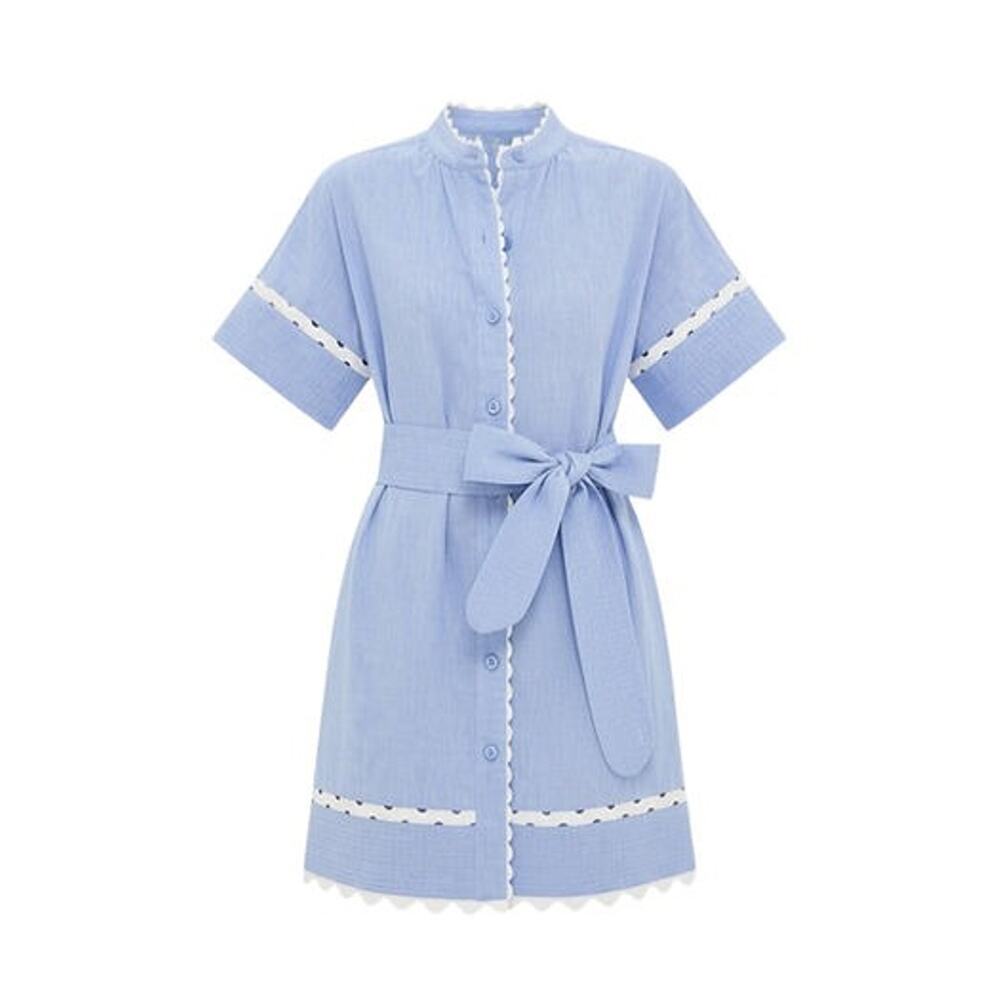 TUCKERNUCK Chambray Cornelia Dress Size XL NWT Retail $228 Tuckernuck - Picture 8 of 8